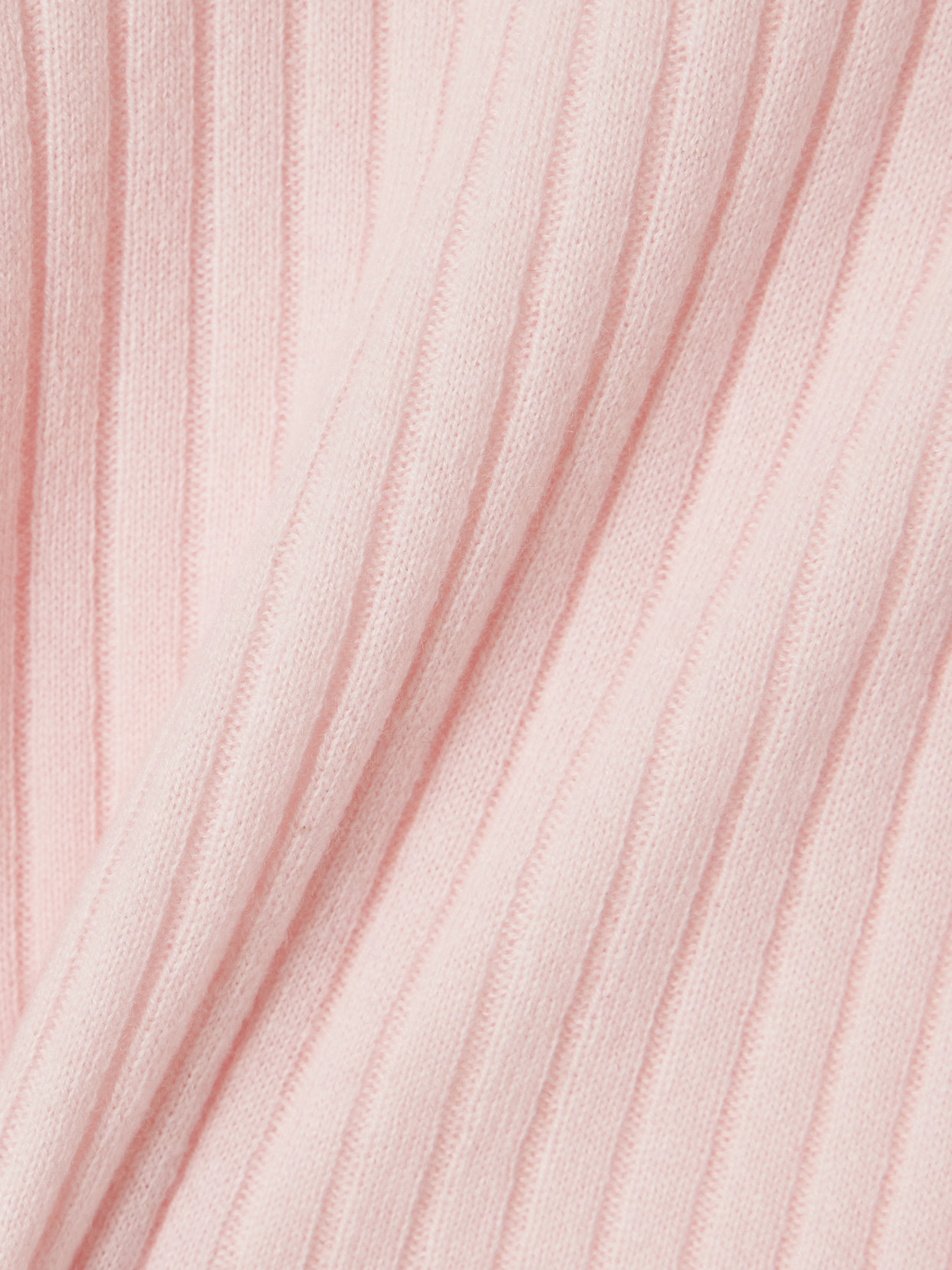 Arch4 Ariana Ribbed Organic Cashmere Sweater In Pink