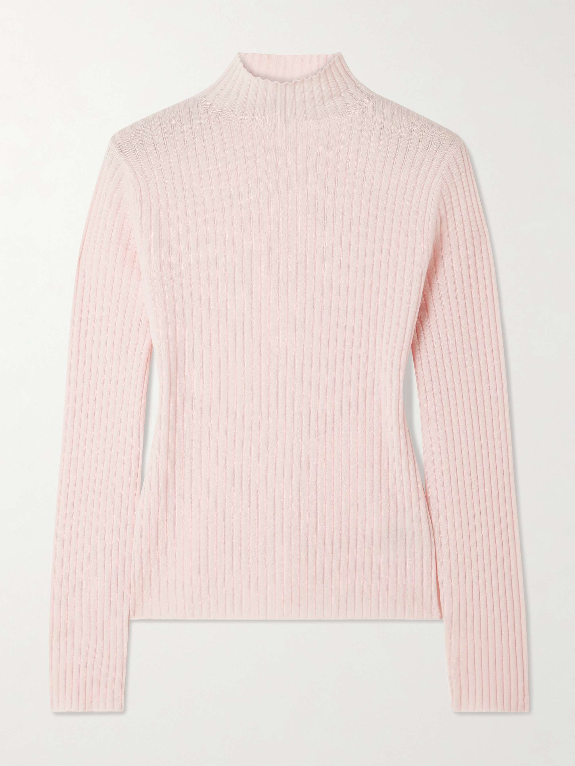 ARCH4 Ariana ribbed organic cashmere turtleneck sweater