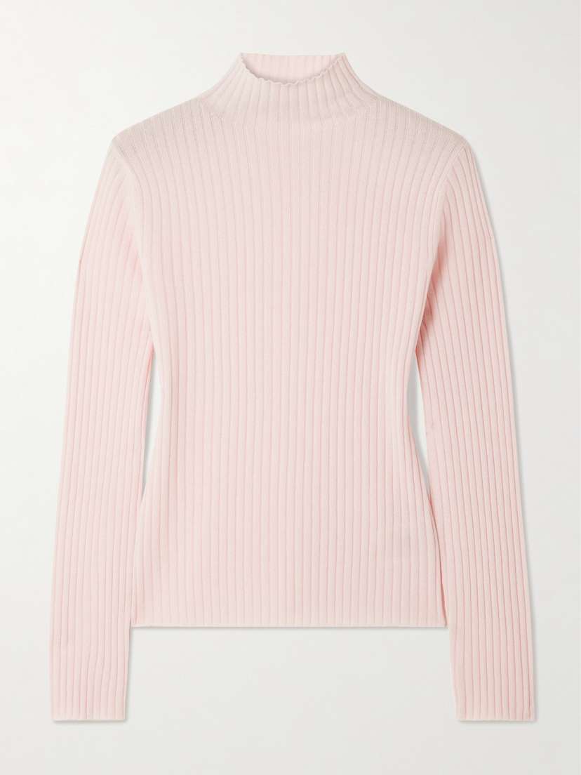 Arch4 Ariana Ribbed Organic Cashmere Sweater
