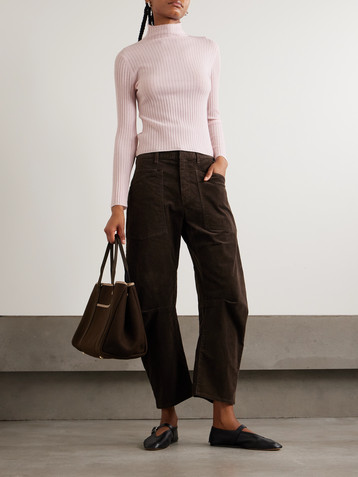arch4 Ariana ribbed organic cashmere sweater