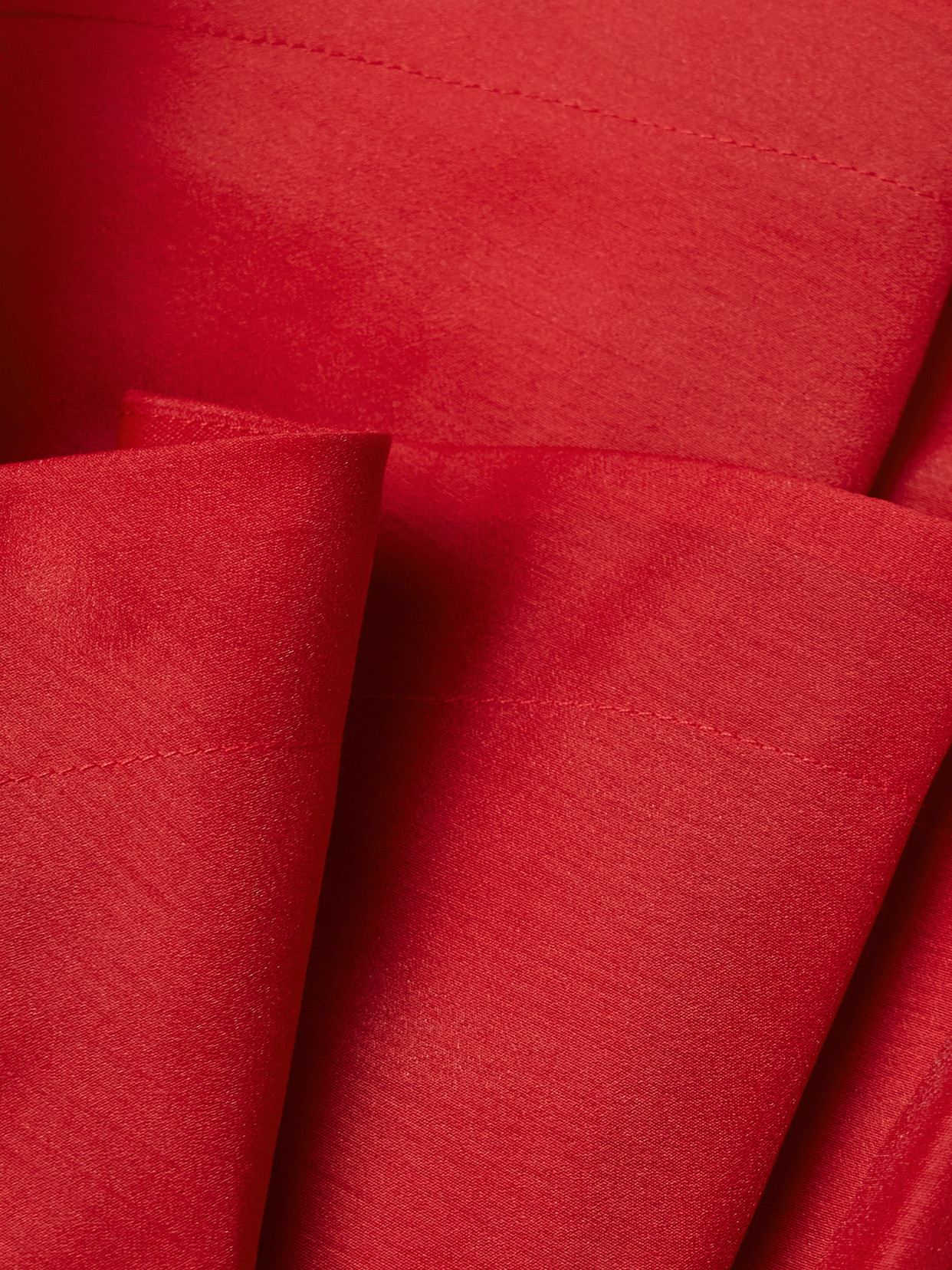 Aje Selestia Strapless Ruffled Tiered Organza Gown In Red