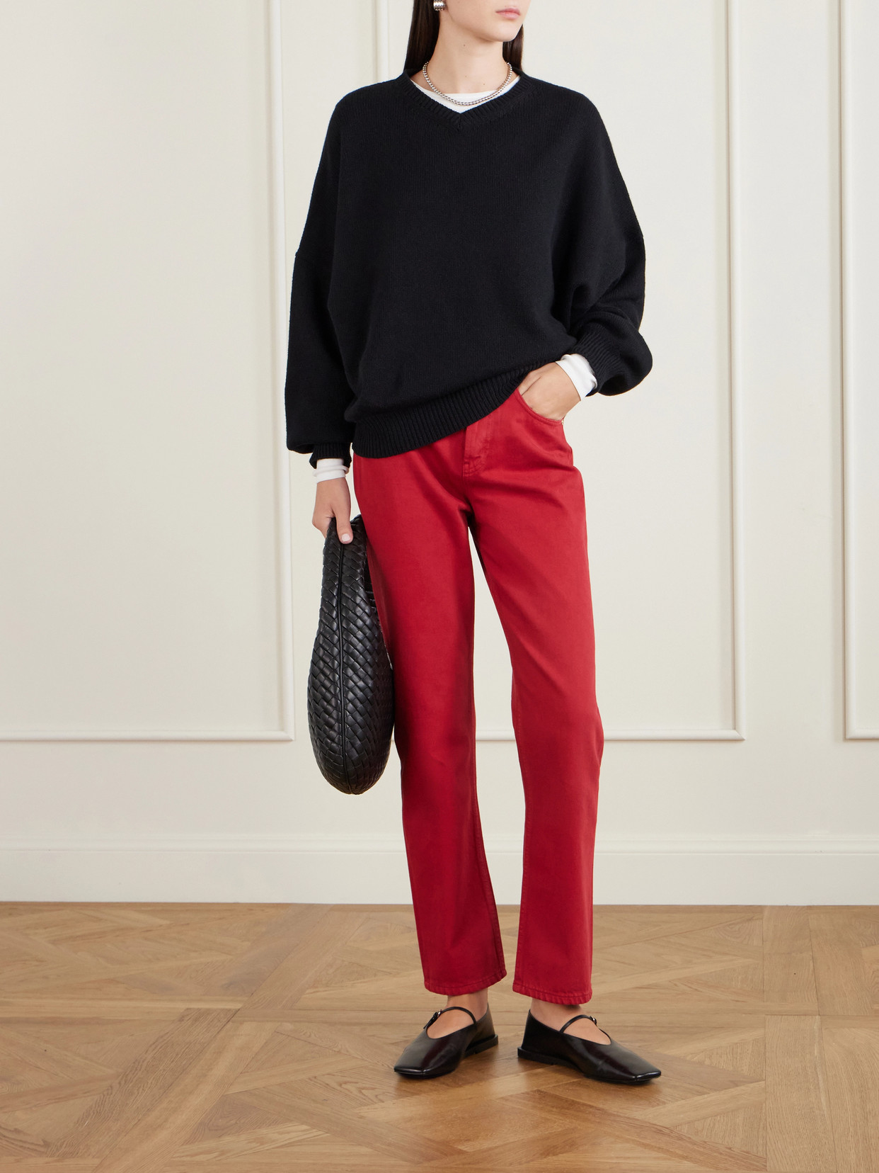 Senna High-Rise Straight-Leg Organic Jeans