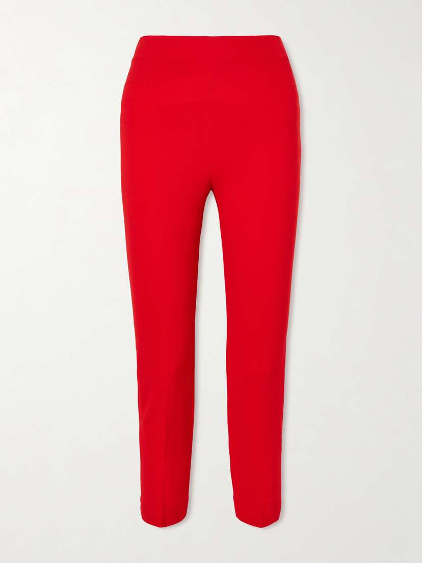 Tove Drew Cropped Stretch-crepe Skinny Pants