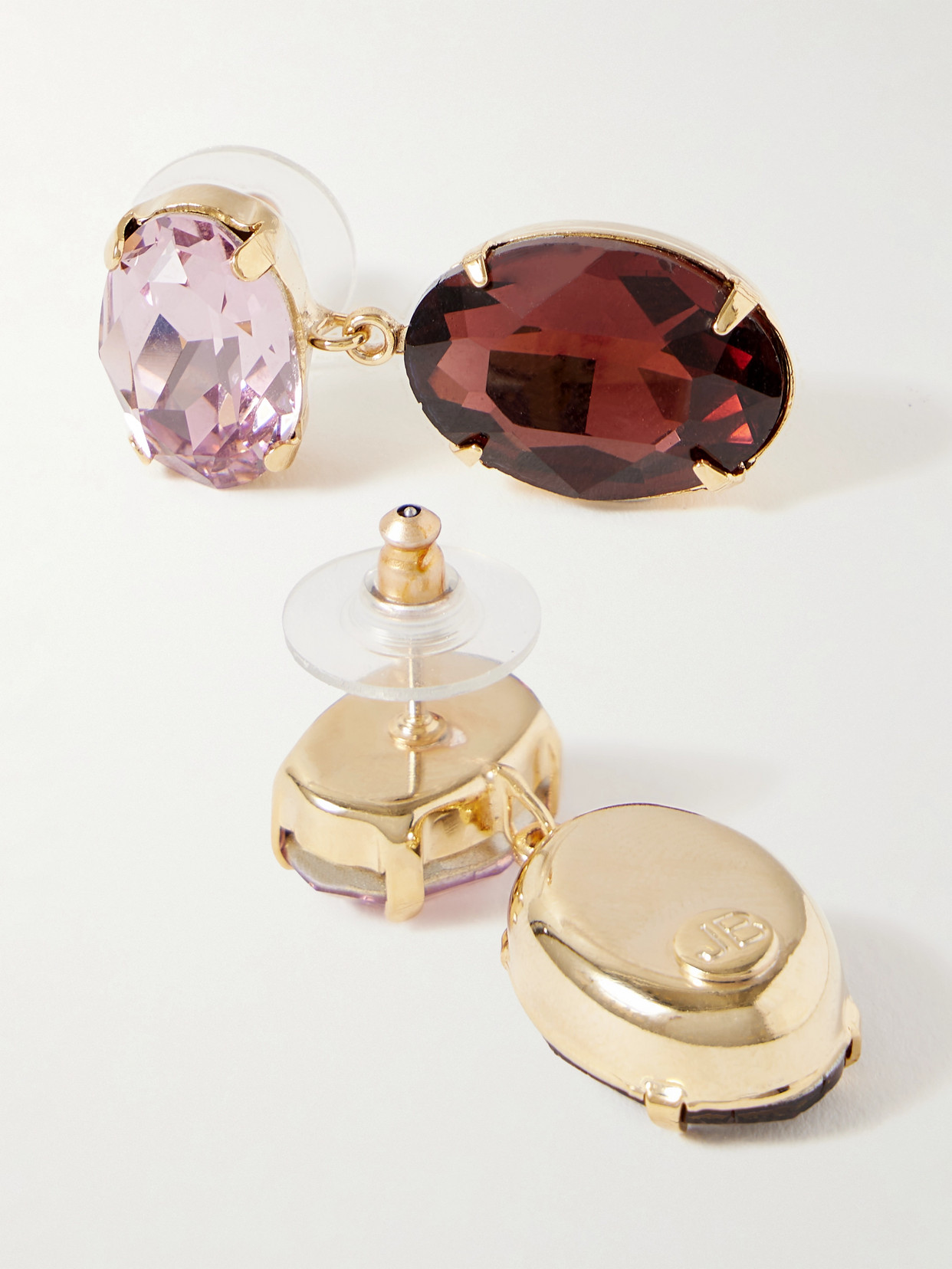 Jennifer Behr Lenora Gold-plated Crystal Earrings In Gold