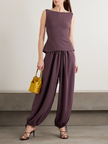 TOVE Estelia woven wide-leg pants