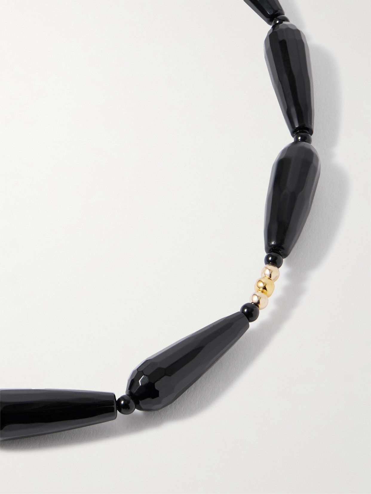 Jennifer Behr Asha Onyx Necklace In Black
