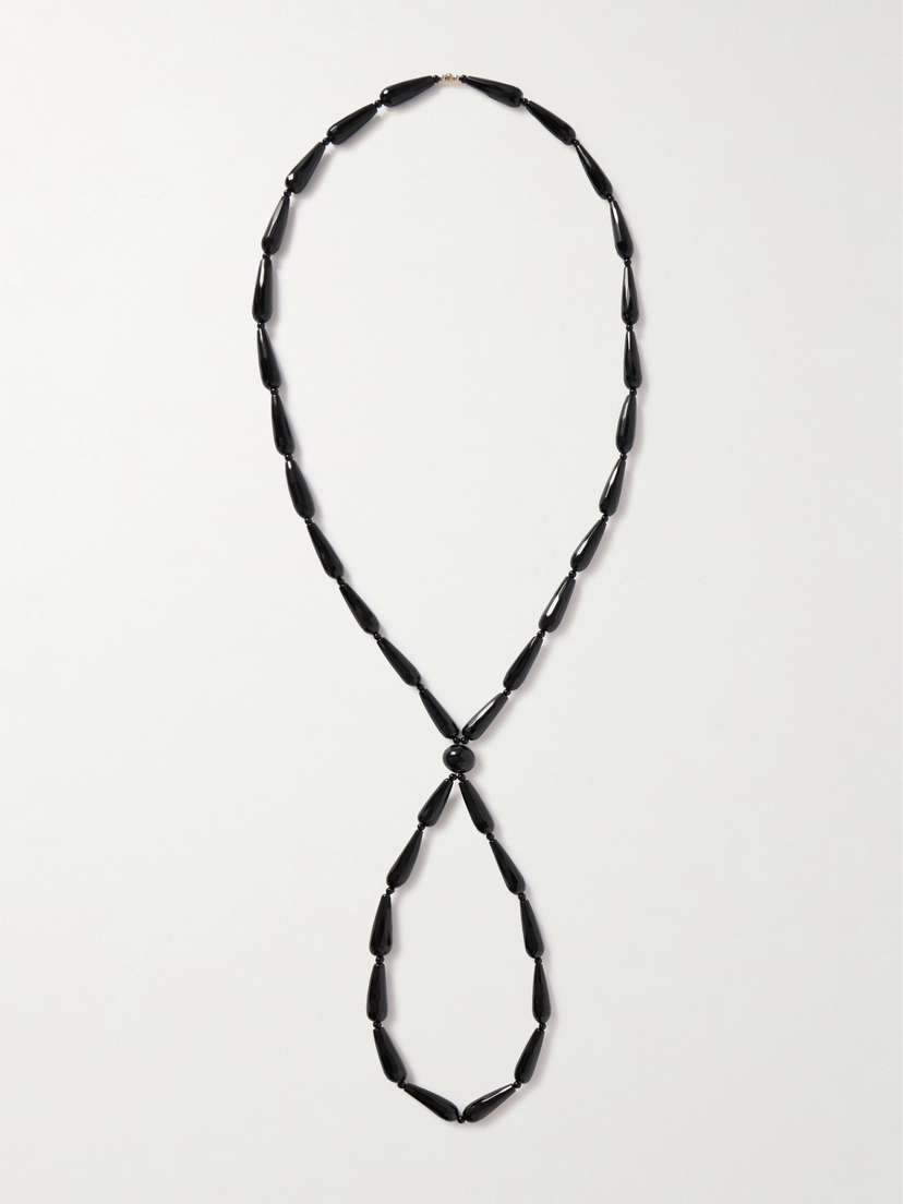 Jennifer Behr Asha Onyx Necklace