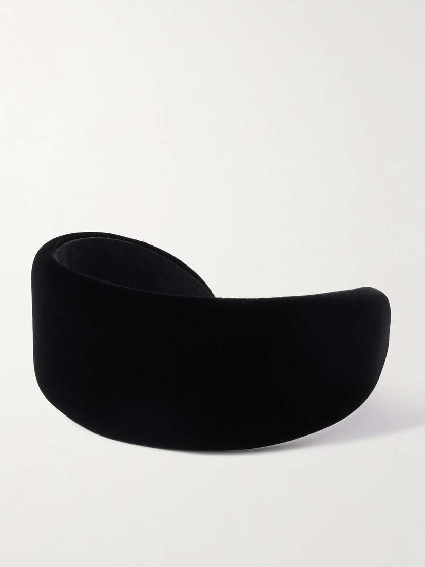 Jennifer Behr Maeve Silk-velvet Headband