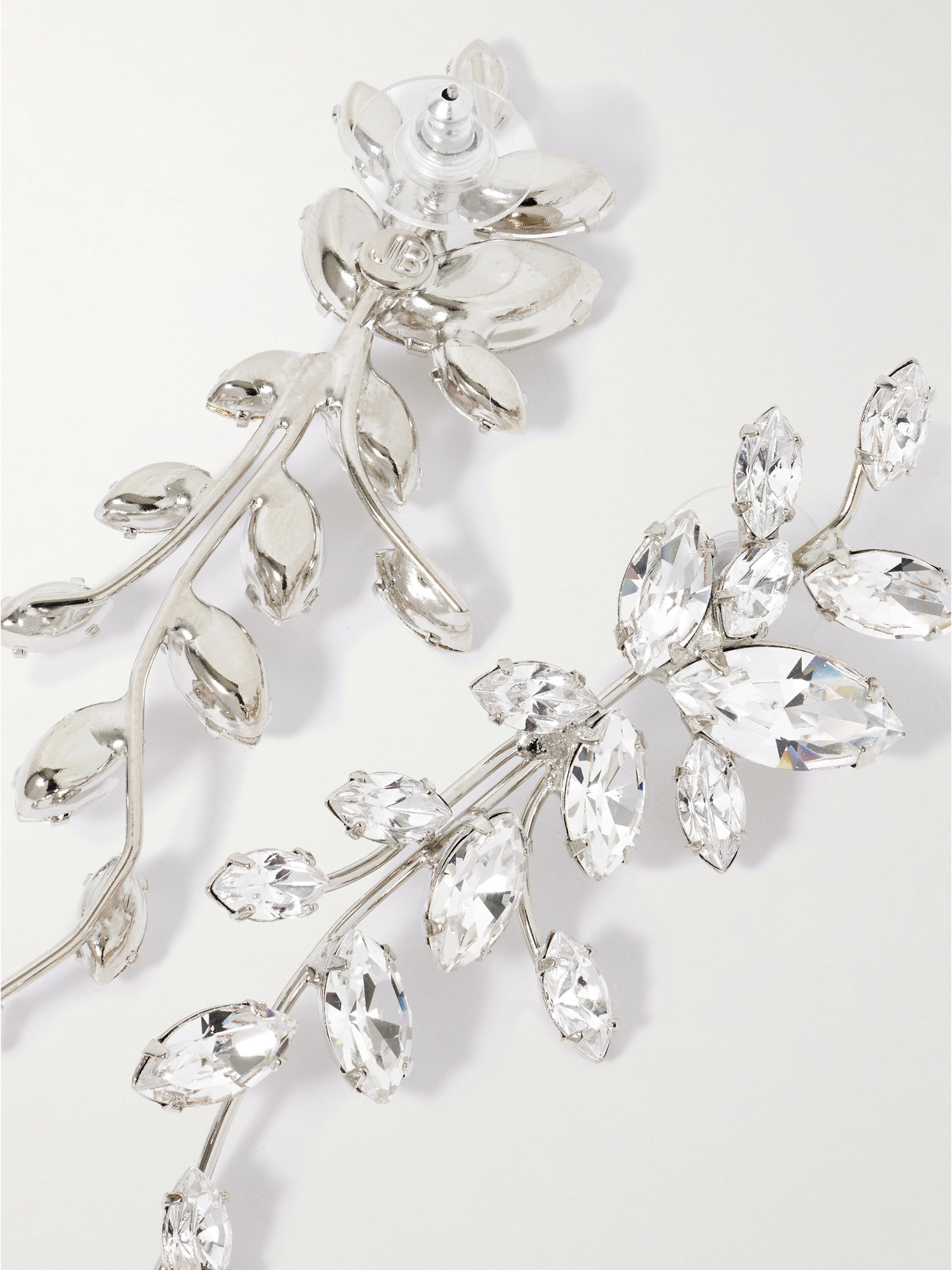 Jennifer Behr Vivica Silver-tone Crystal Earrings In Multi