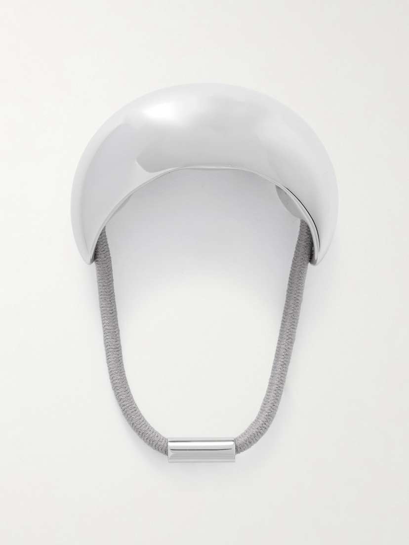 Jennifer Behr Mona Silver-tone Hair Tie