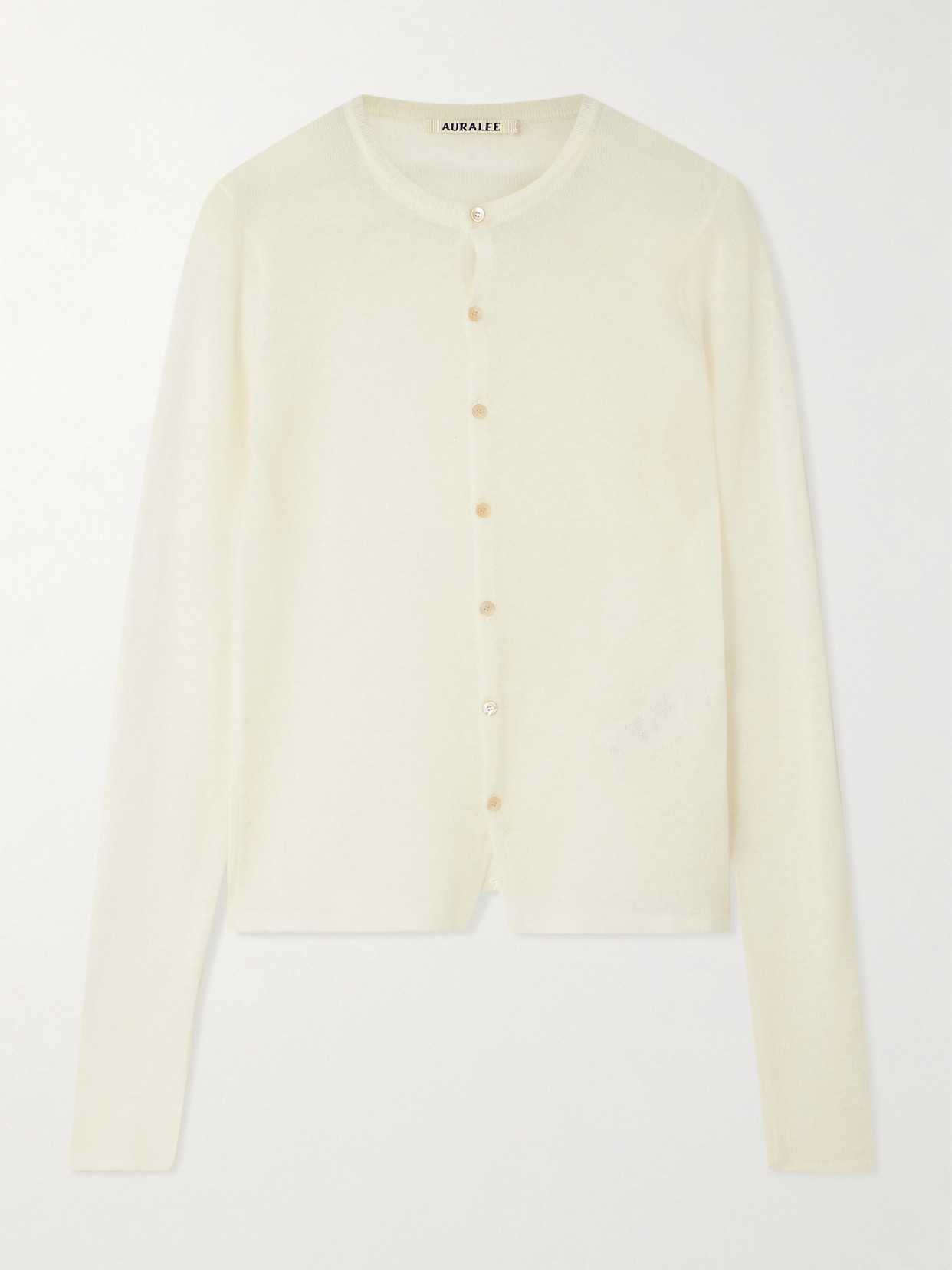 Auralee Cashmere Cardigan In Multi