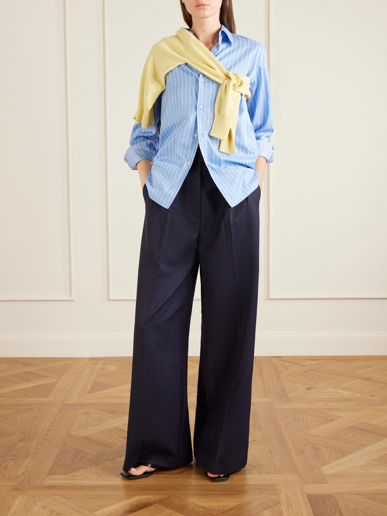 Striped Cotton And Silk-Blend Shirt