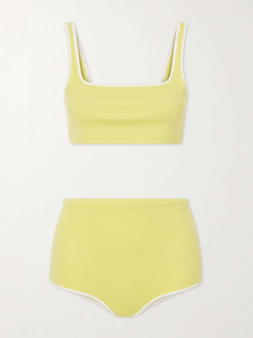 Auralee Wool-blend Jersey Bikini