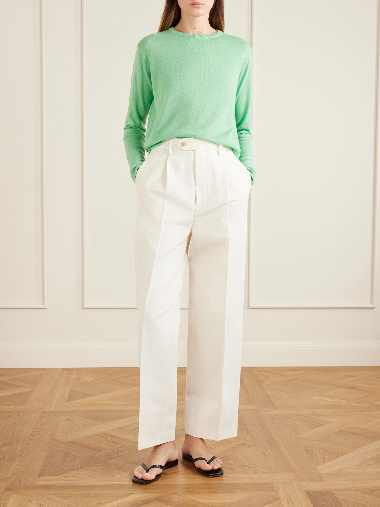 Cashmere And Silk-Blend Sweater