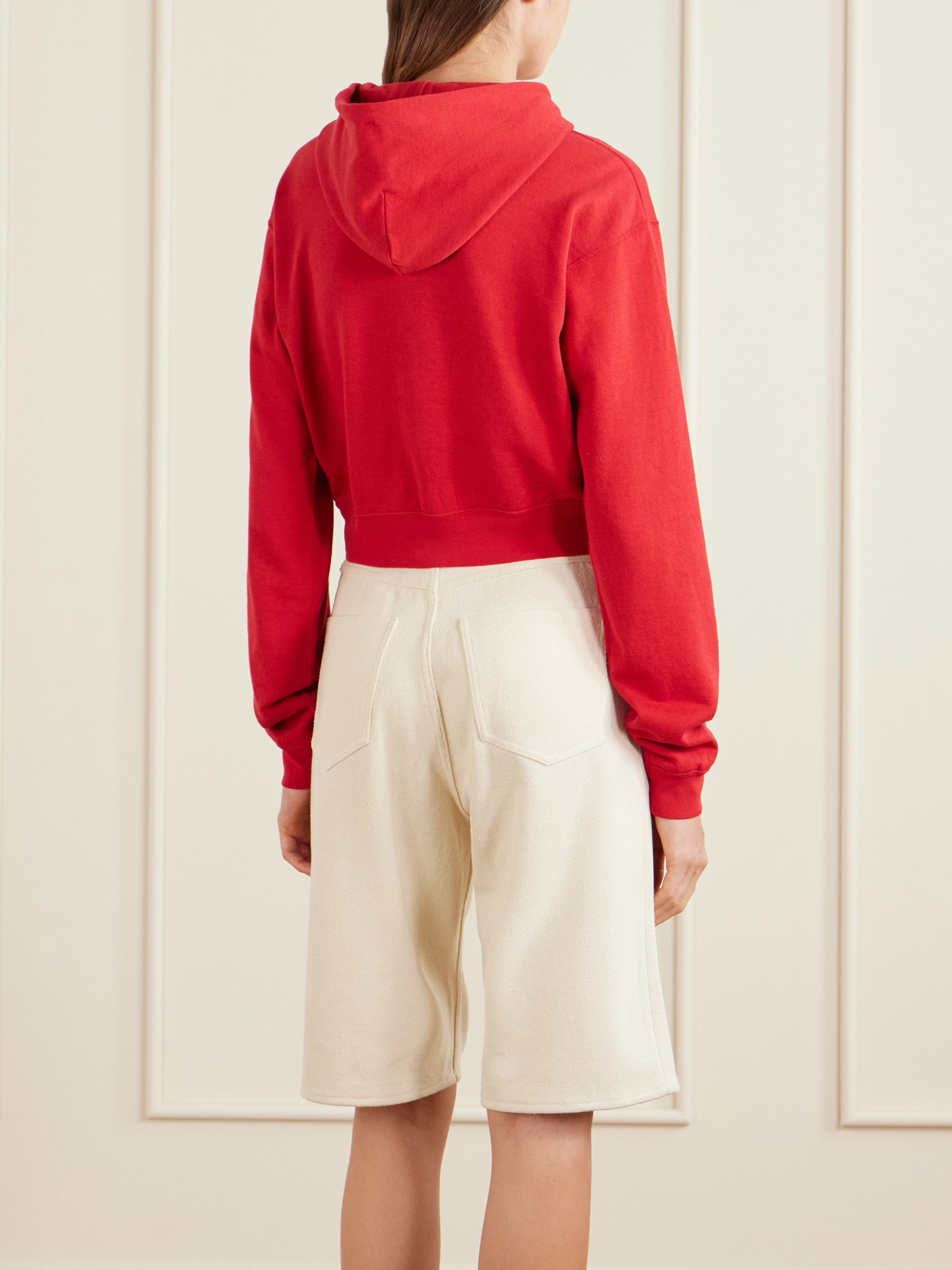 Hooded Cotton, Wool, And Silk-Blend Sweater
