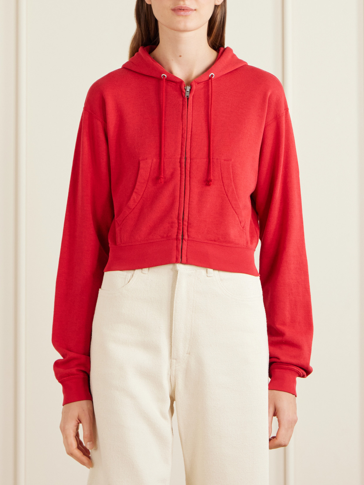 Hooded Cotton, Wool, And Silk-Blend Sweater