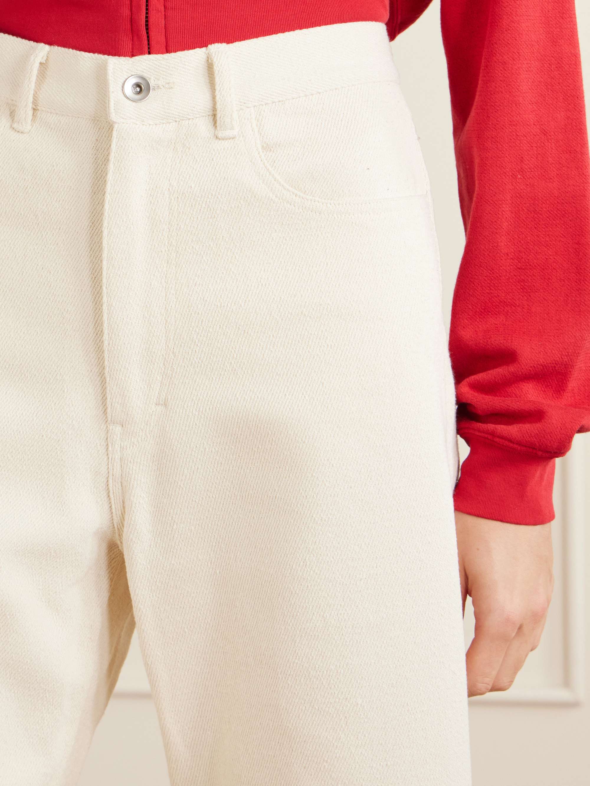 AURALEE Silk-denim shorts | NET-A-PORTER