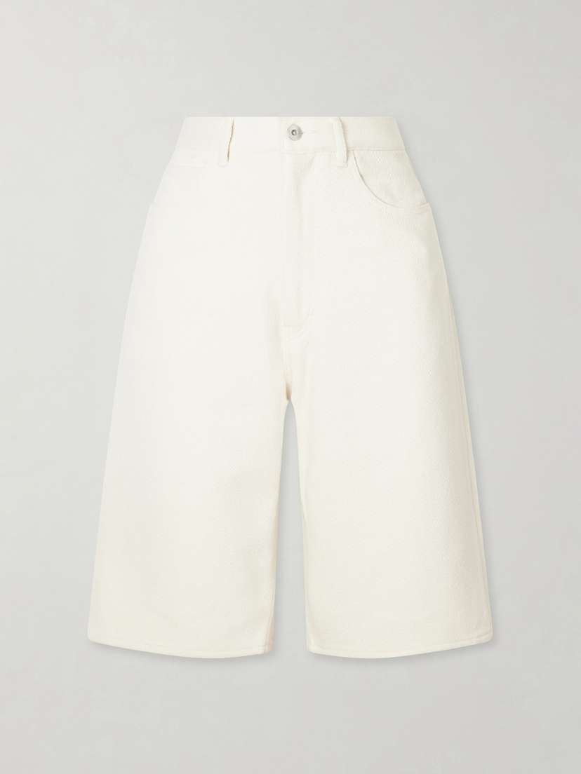 Auralee Silk-denim Shorts