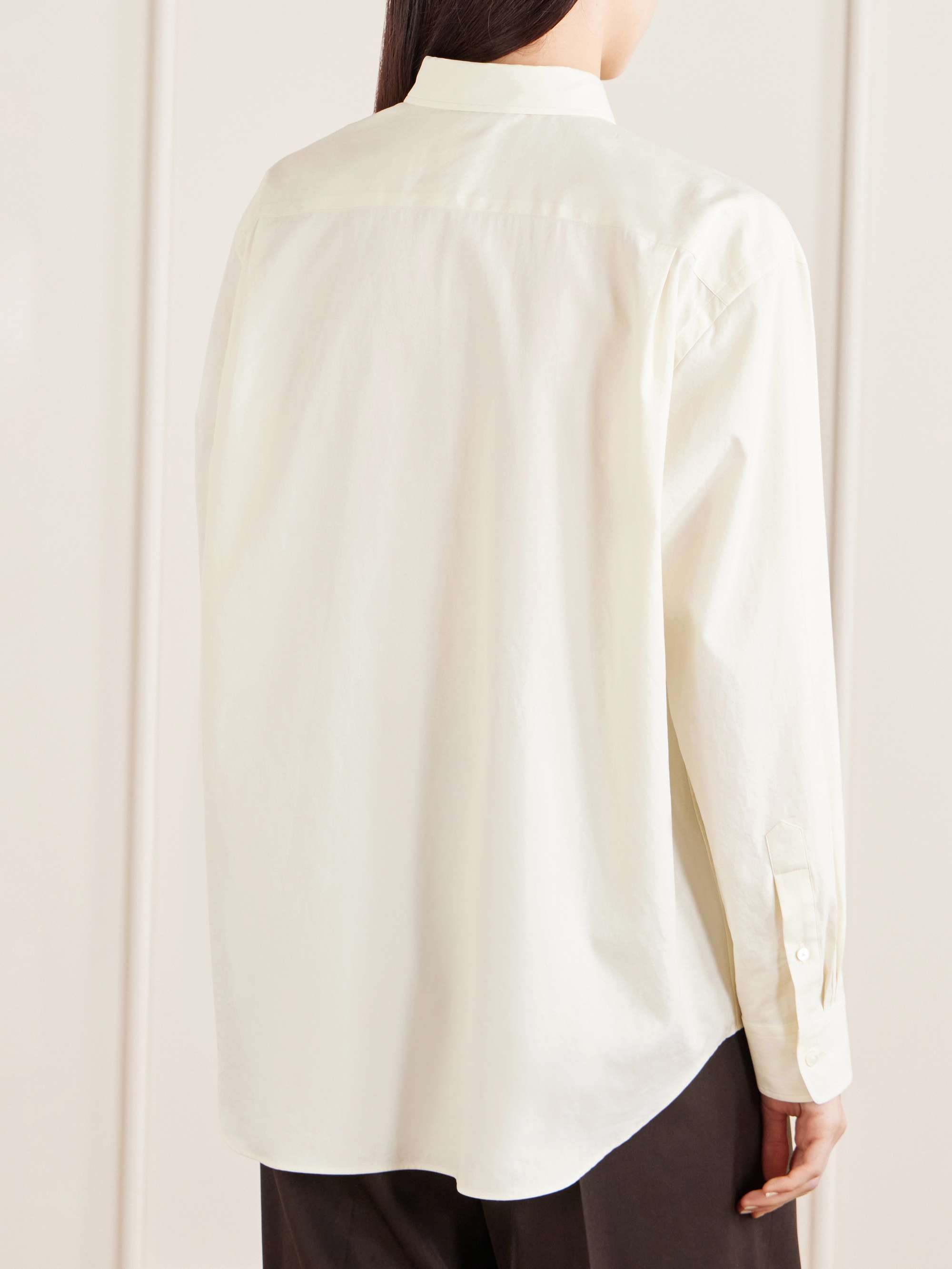AURALEE Finx cotton-twill shirt | NET-A-PORTER