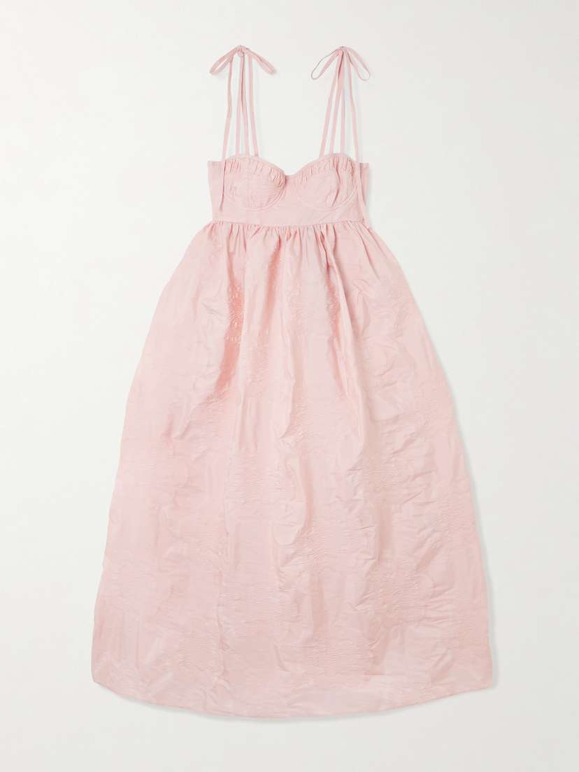 Cecilie Bahnsen Alena Jacquard Midi Dress