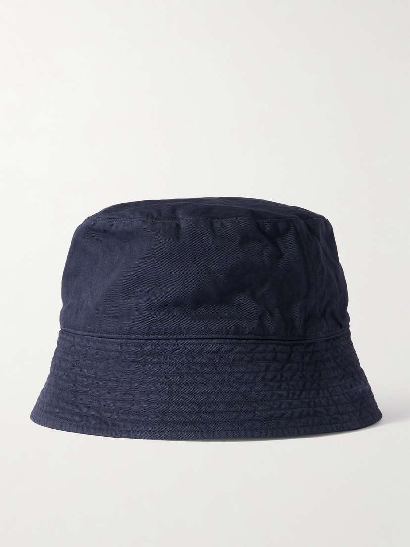 Auralee + Kijima Takayuki Finx Cotton-twill Bucket Hat