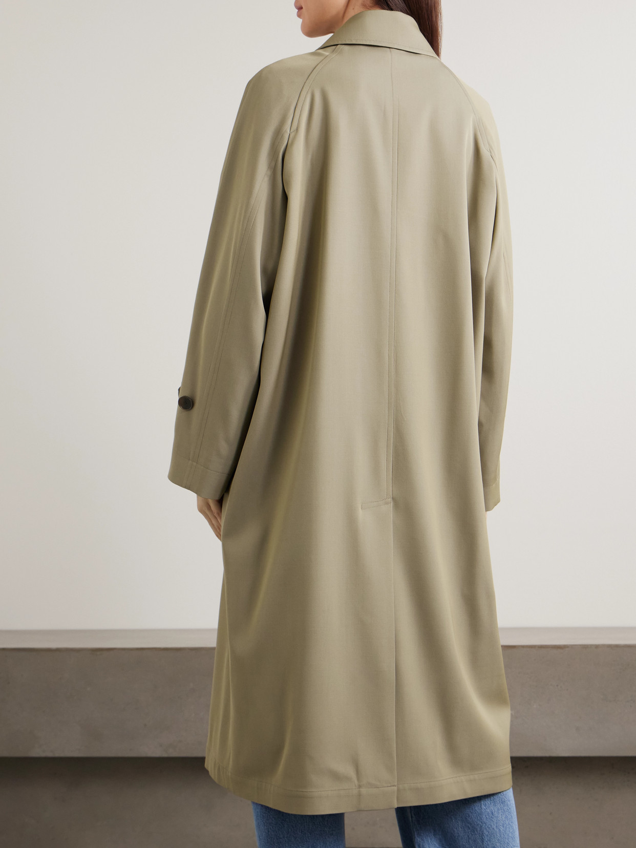 Wool-Gabardine Trench Coat