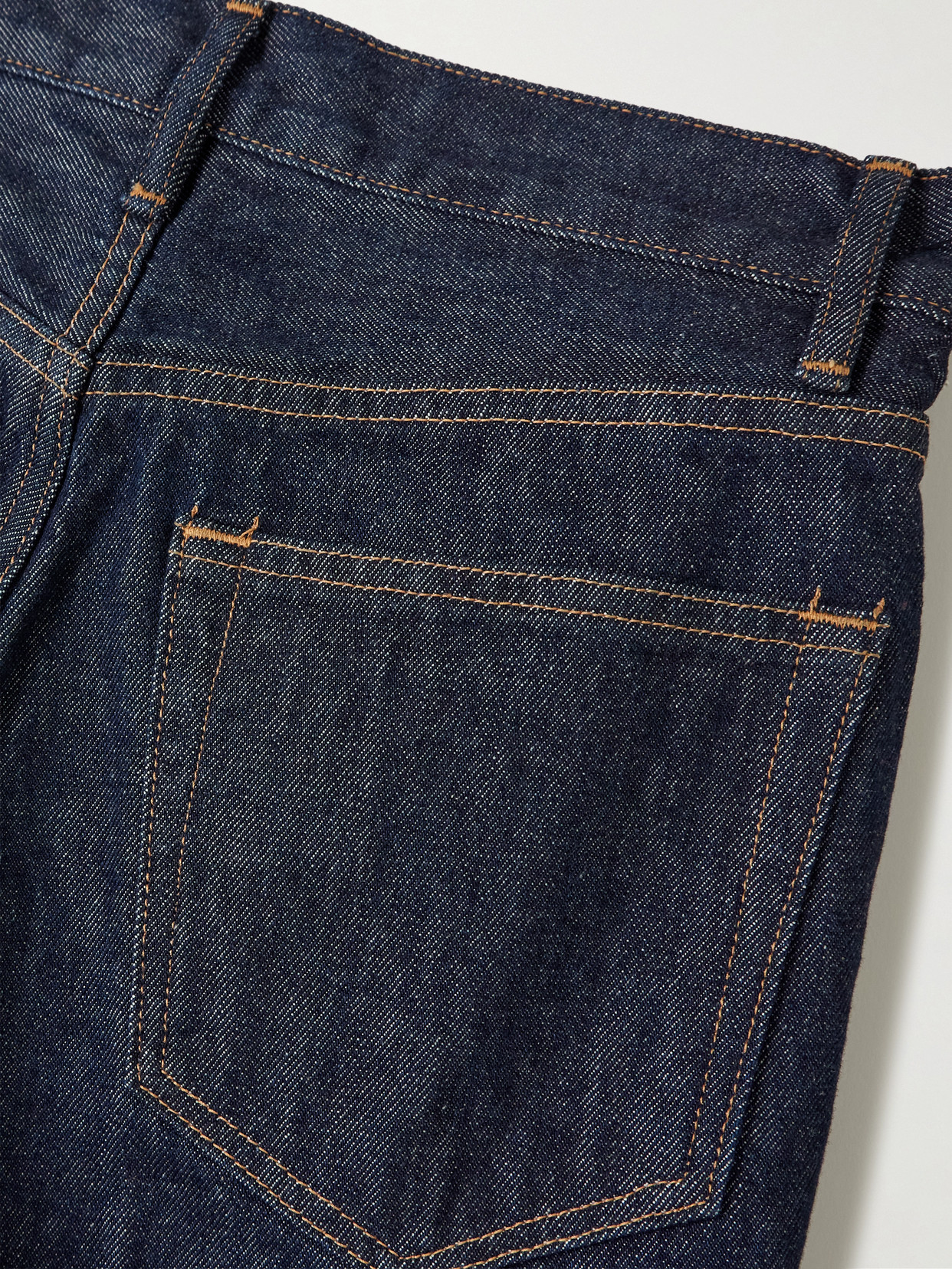Hard Twist Mid-Rise Straight-Leg Jeans