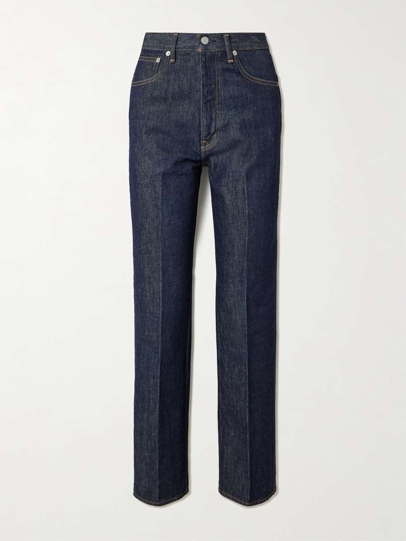 Auralee High-rise Straight-leg Jeans