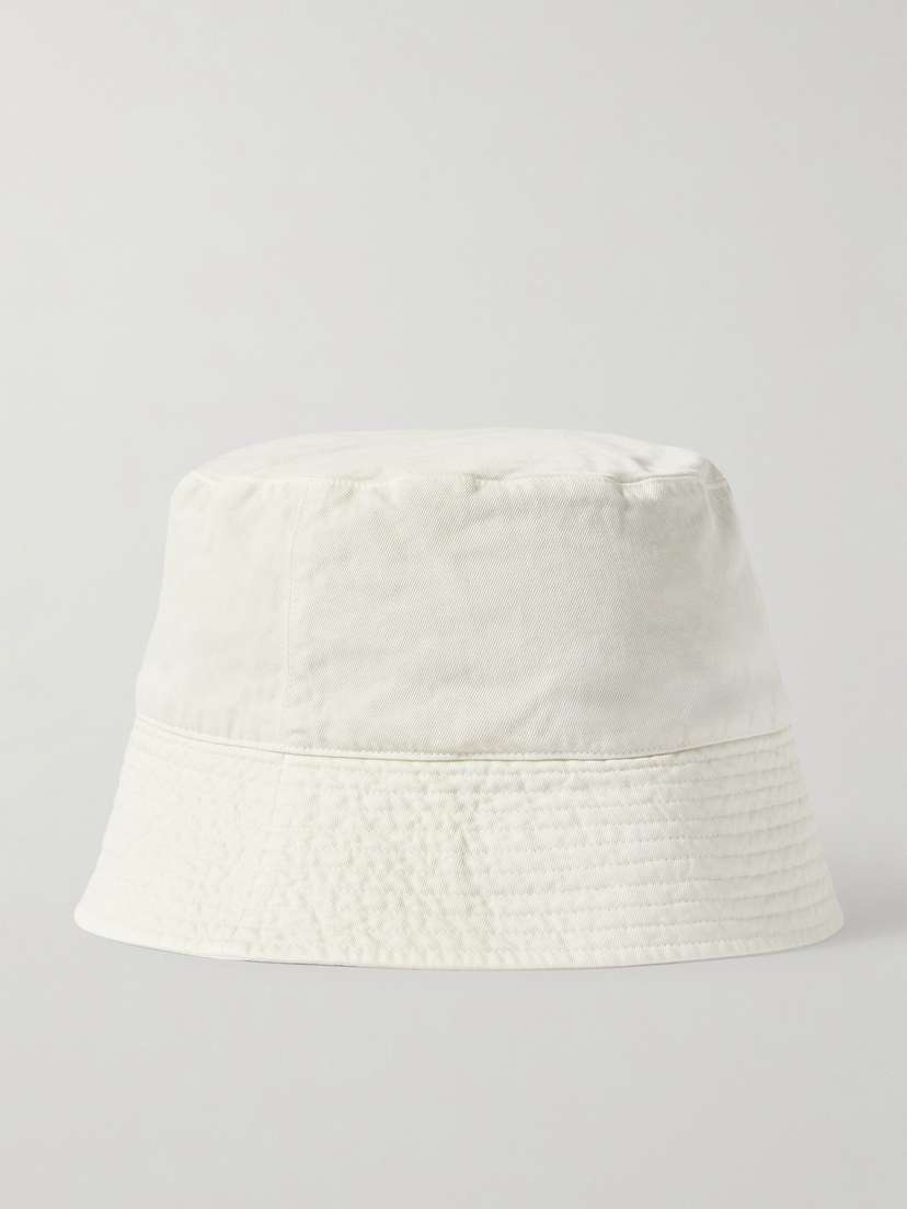 Auralee + Kijima Takayuki Finx Cotton-twill Bucket Hat