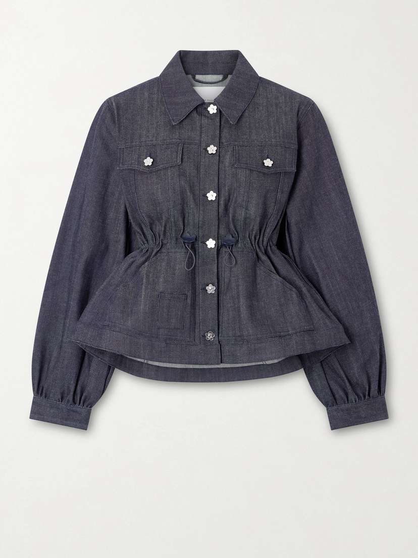 Cecilie Bahnsen Cbcandida Peplum Denim Jacket