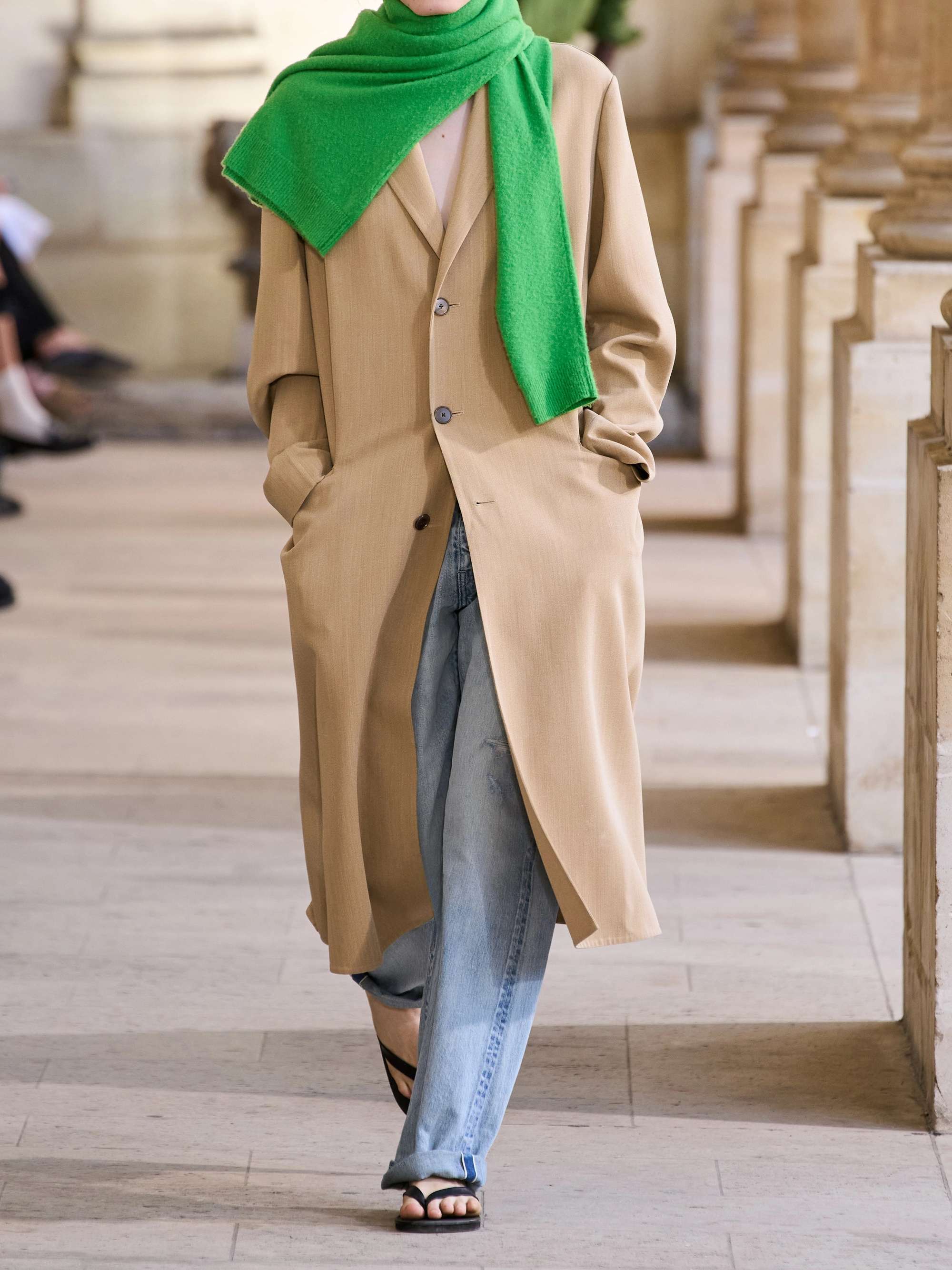 AURALEE Wool-blend gabardine coat | NET-A-PORTER