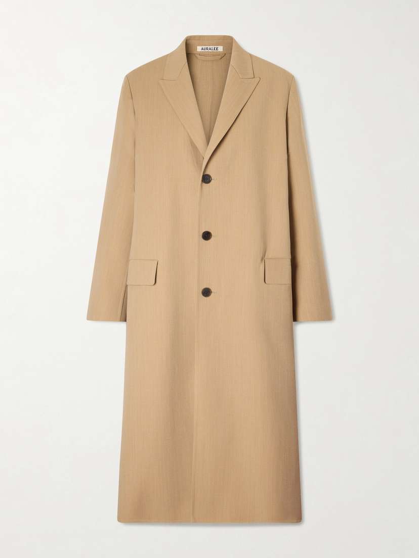 Auralee Wool-blend Gabardine Coat