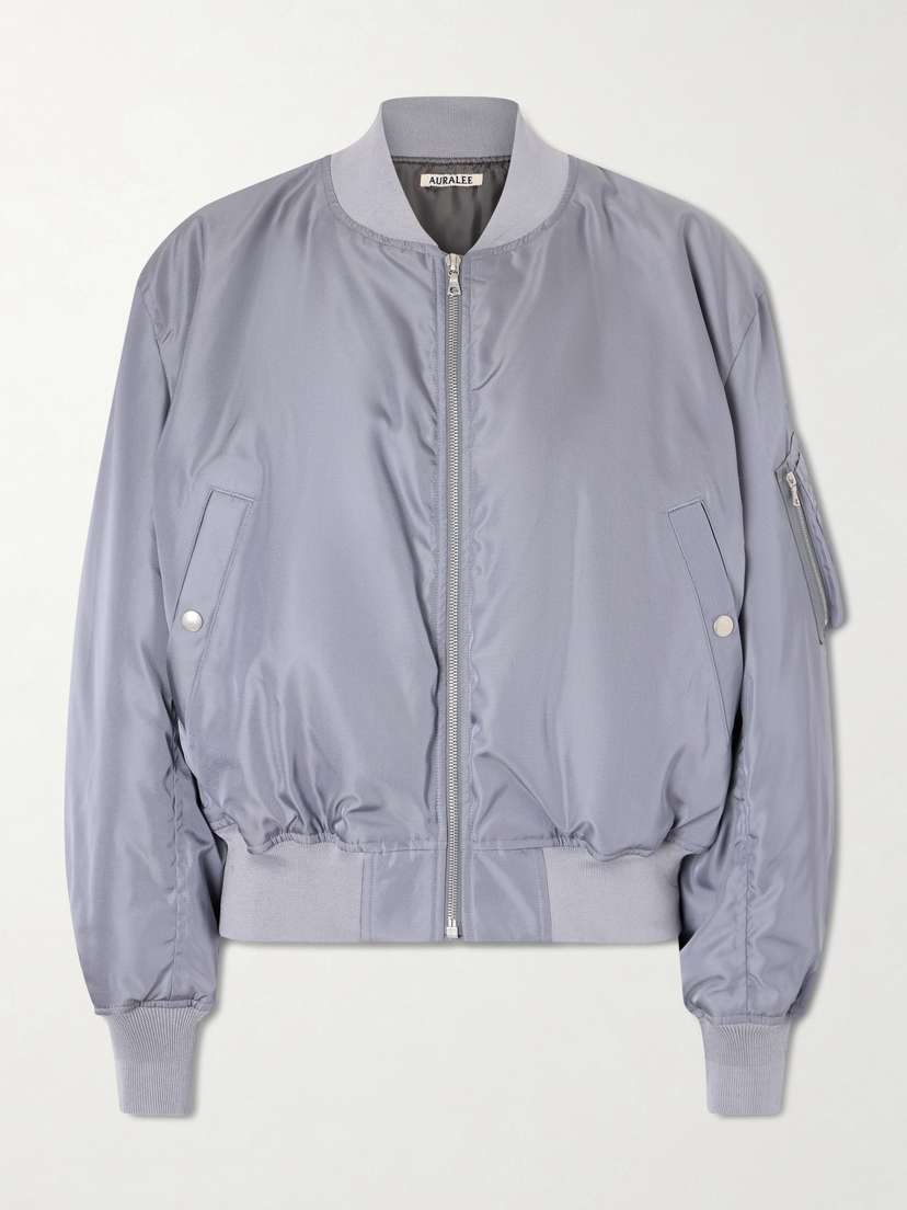 Auralee Silk-twill Bomber Jacket