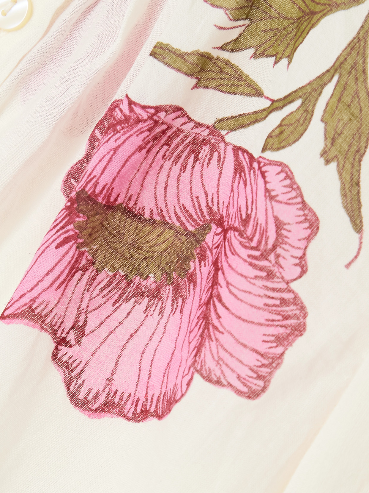 Alix Of Bohemia Winn Ruffled Floral-print Cotton-voile Blouse In White