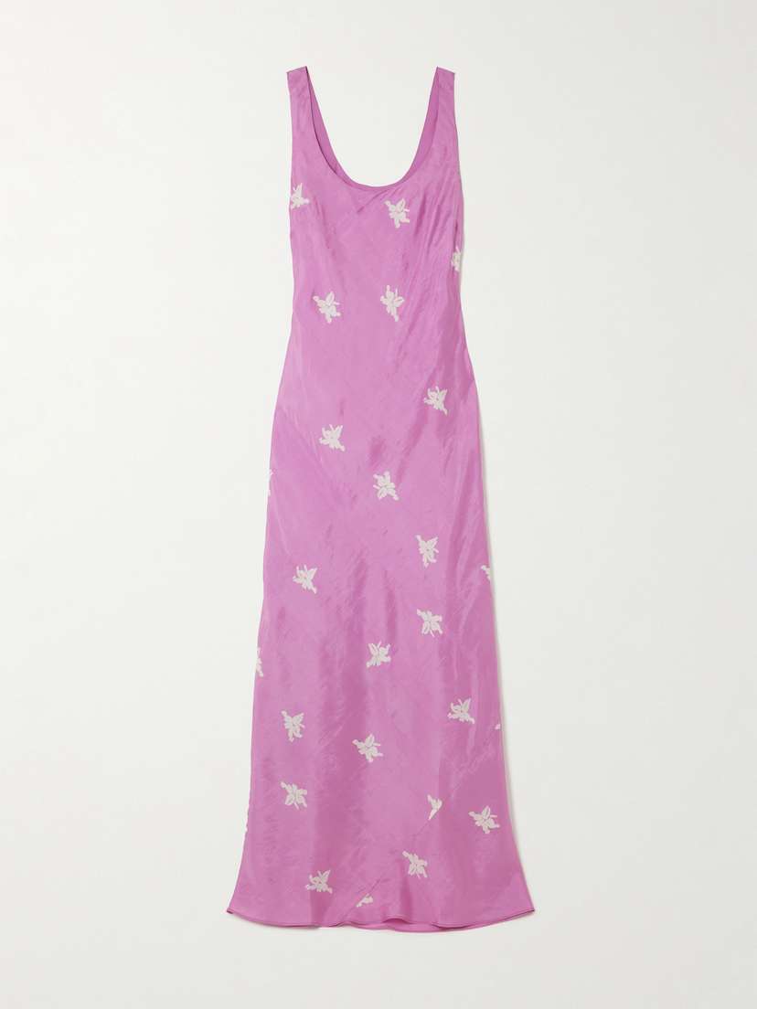 ALIX OF BOHEMIA Jasmine Floral-print Silk Midi Dress