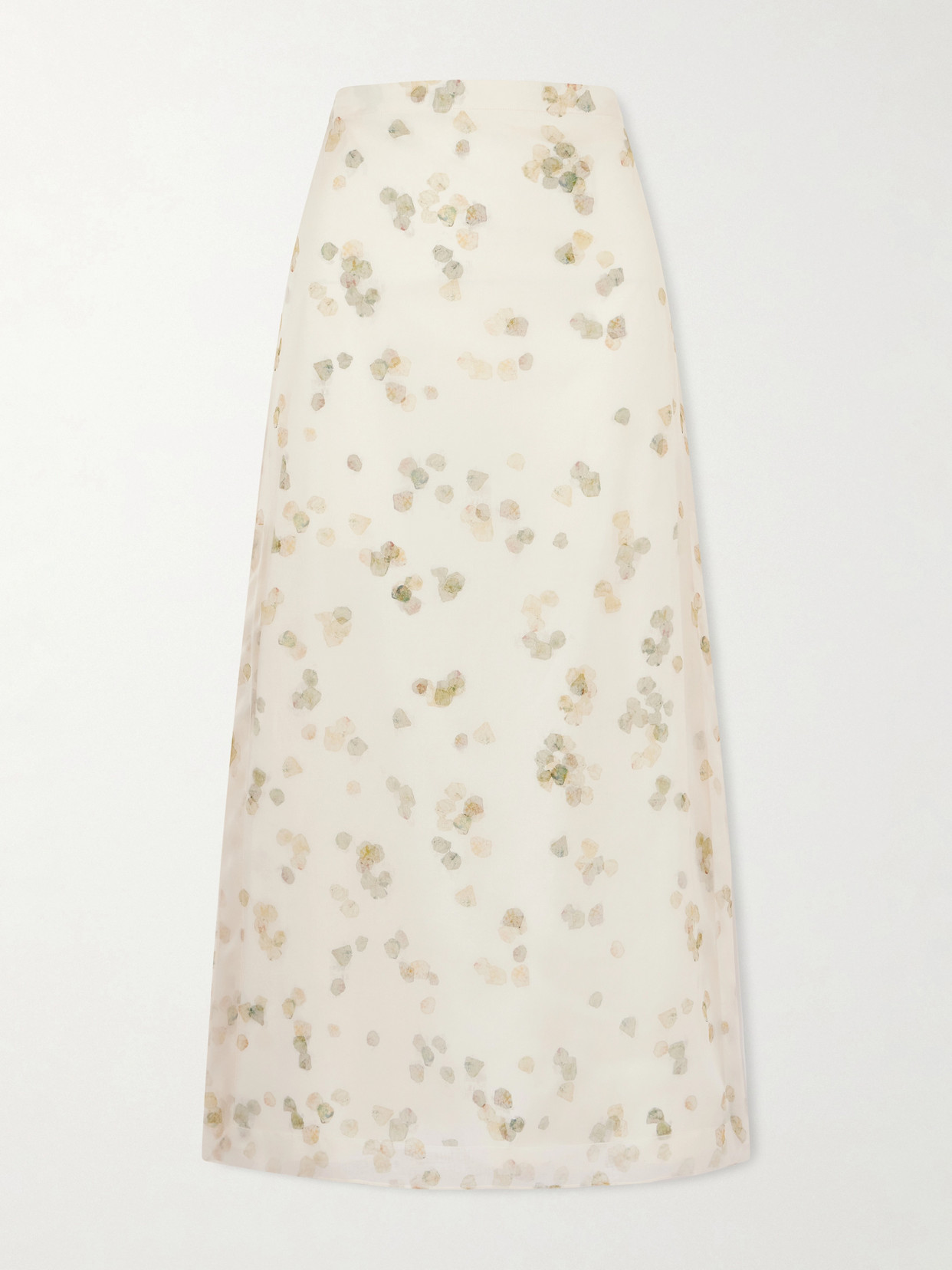 Linnie Printed Cotton-Blend Organza Maxi