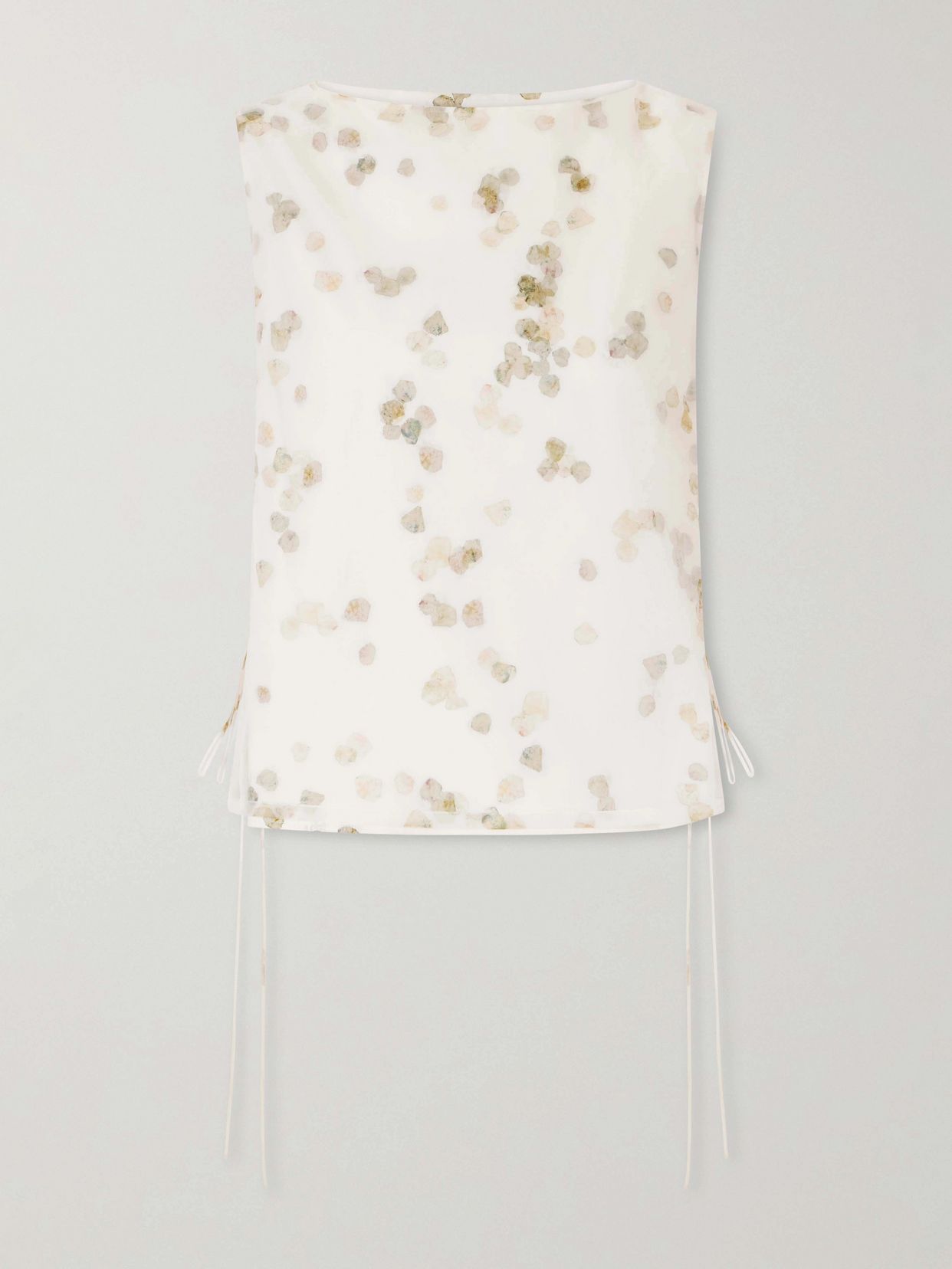 Altuzarra Siggi printed cotton-blend blouse