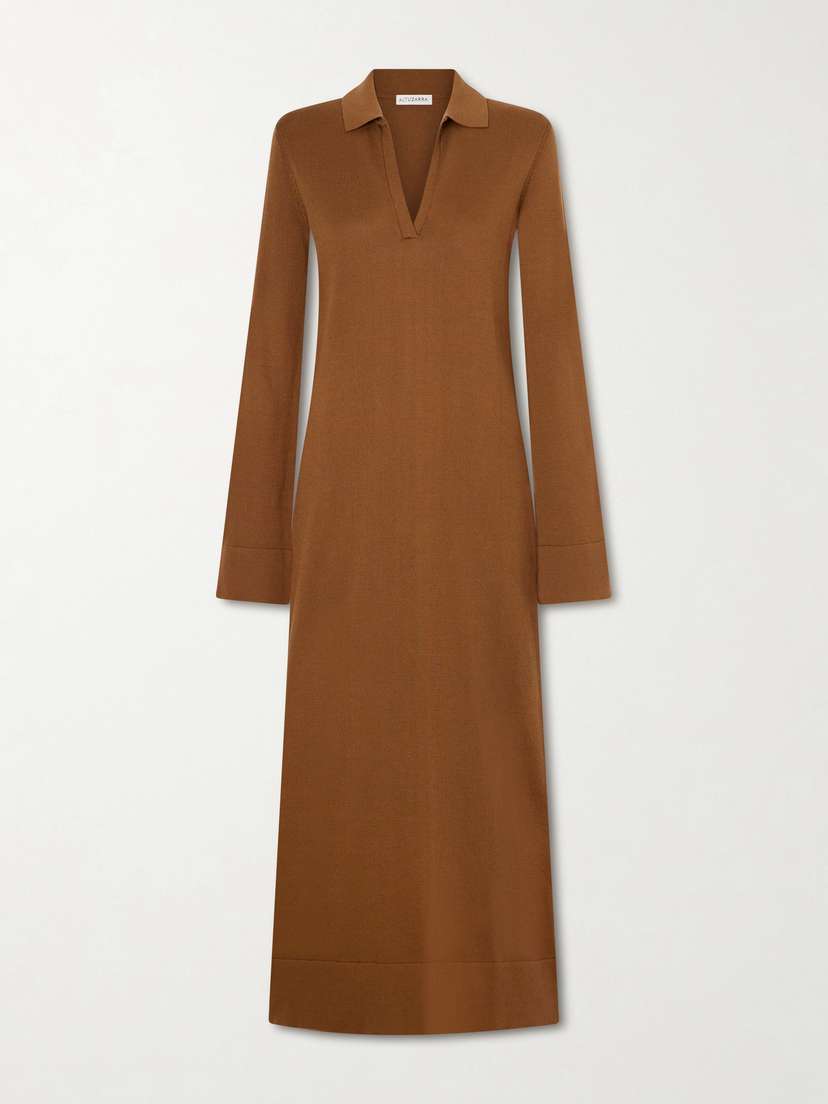 Altuzarra Arp Cotton And Silk-blend Maxi Dress