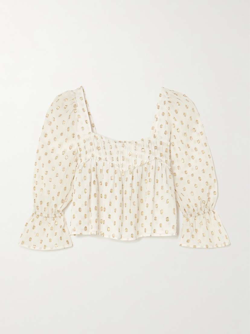 ALIX OF BOHEMIA Pryia Fil Coupé Gauze Blouse