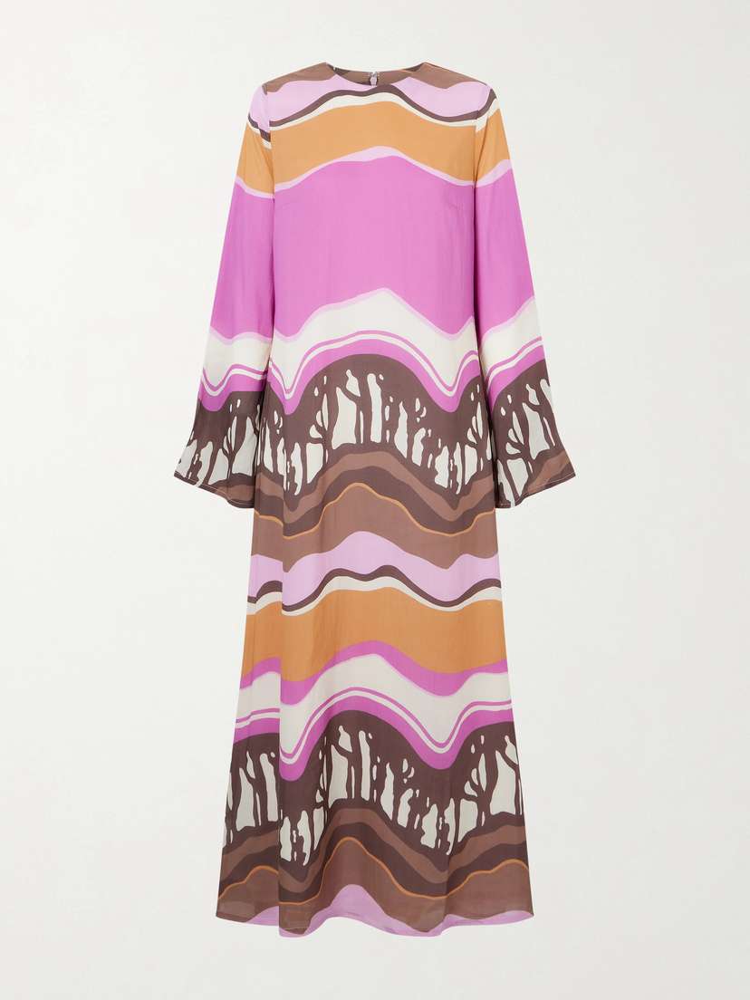 ALIX OF BOHEMIA Niall Printed Modal Midi Dress