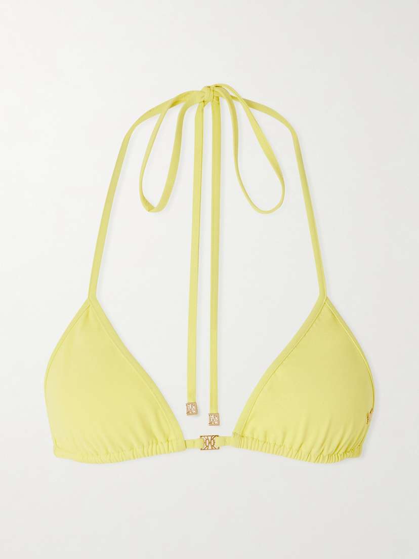 Kiki de Montparnasse Coeur Triangle Halterneck Bikini Top