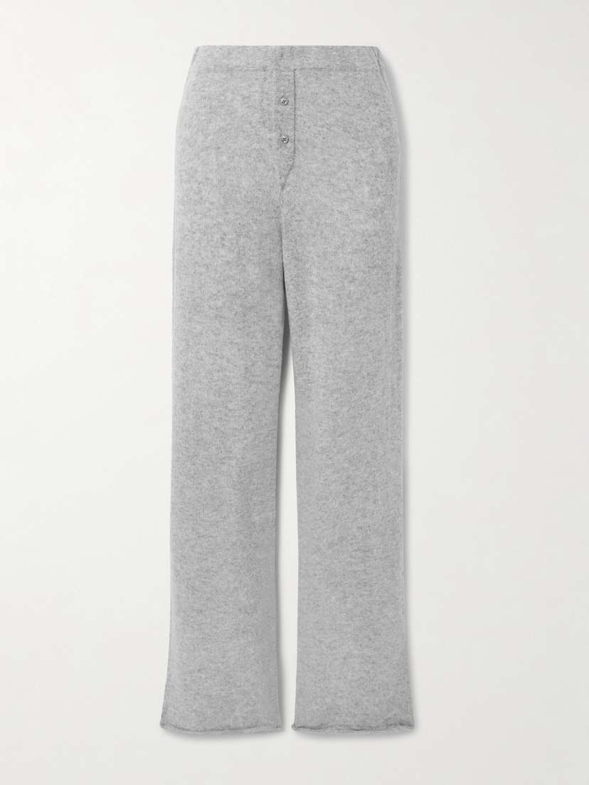 ÉTERNE Cruz Cashmere Wide-leg Pants
