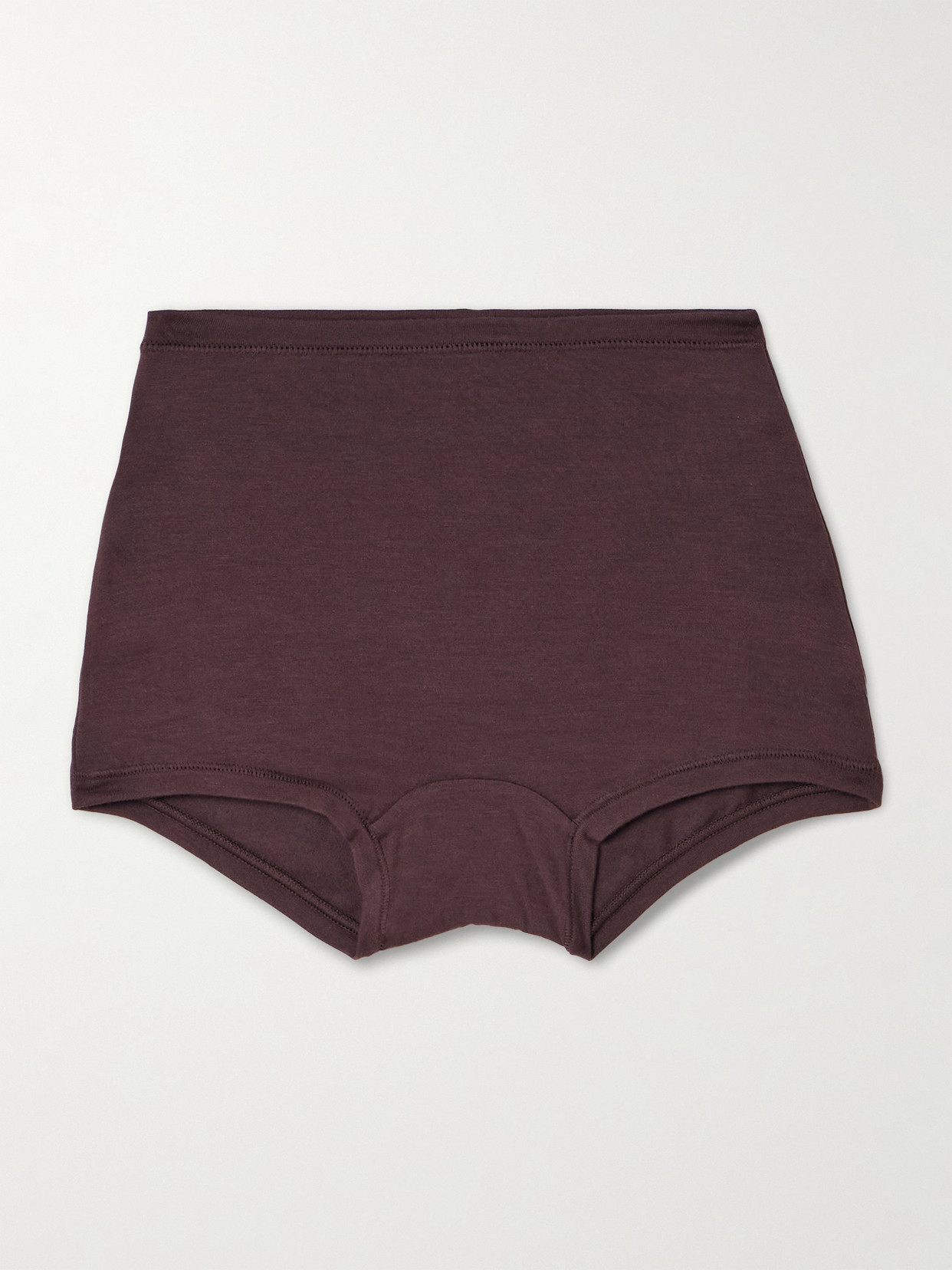 Éterne Boy Stretch-modal Jersey Shorts In Brown