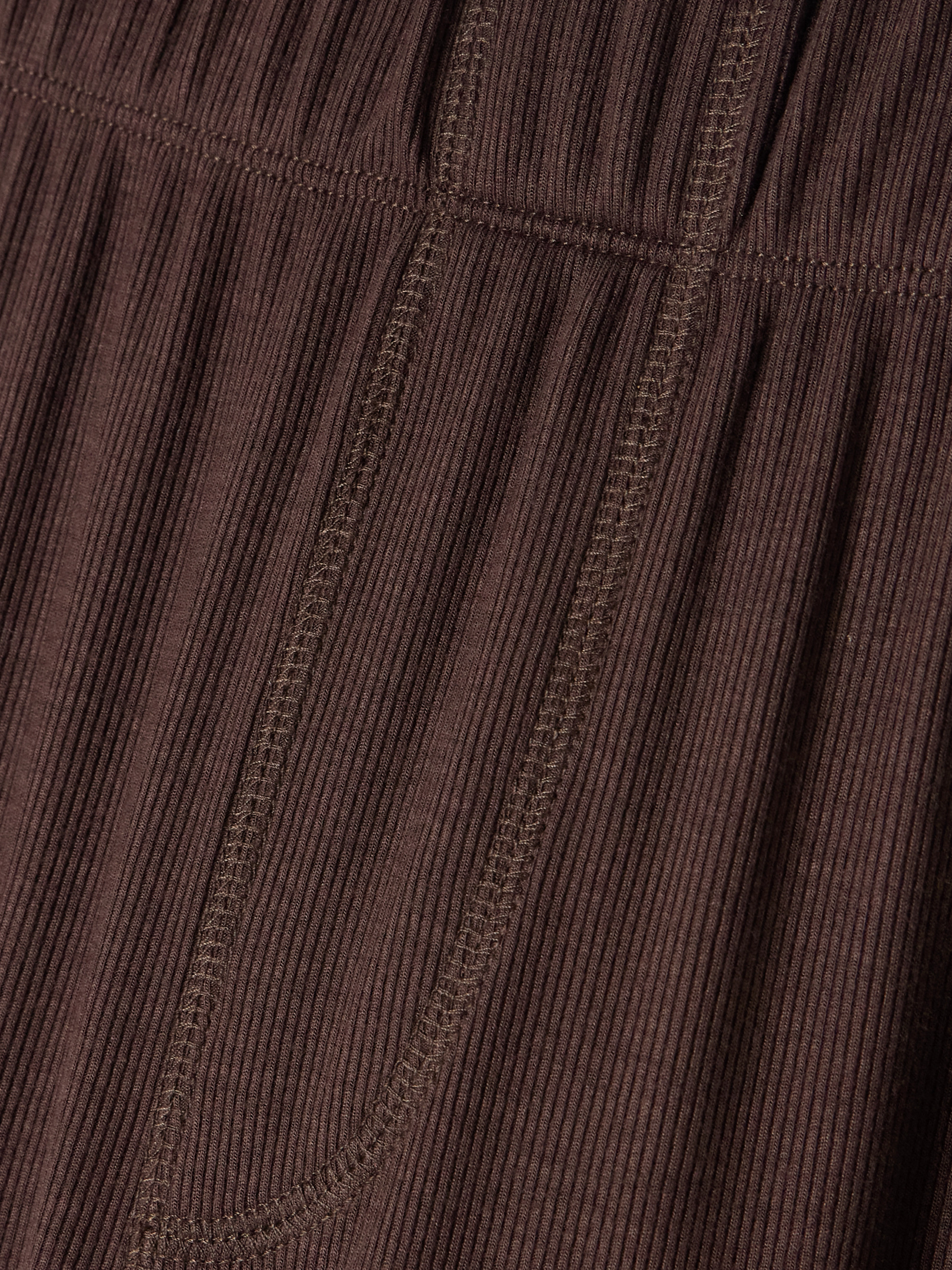 ÉTERNE Lounge ribbed stretch-jersey staight-leg pants