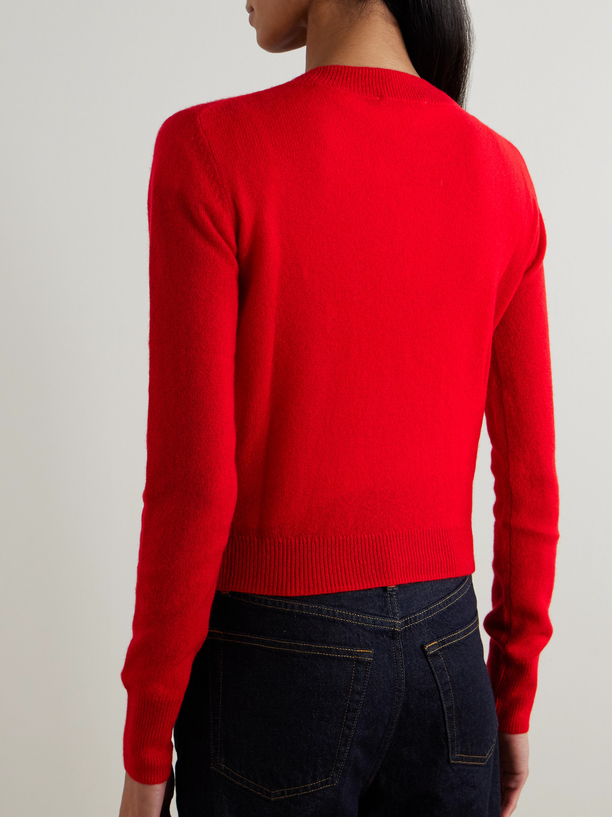 Éterne Francis Cashmere Sweater In Red