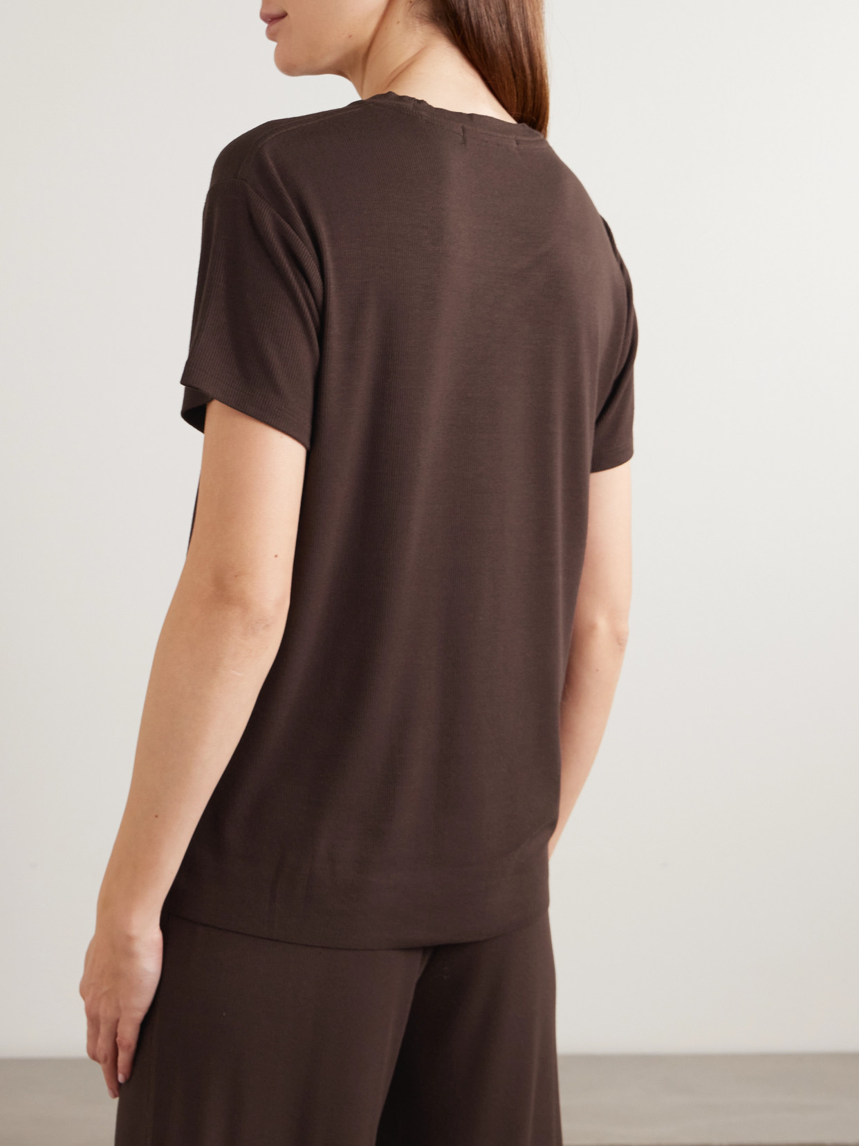 Éterne - Ribbed Jersey T-Shirt