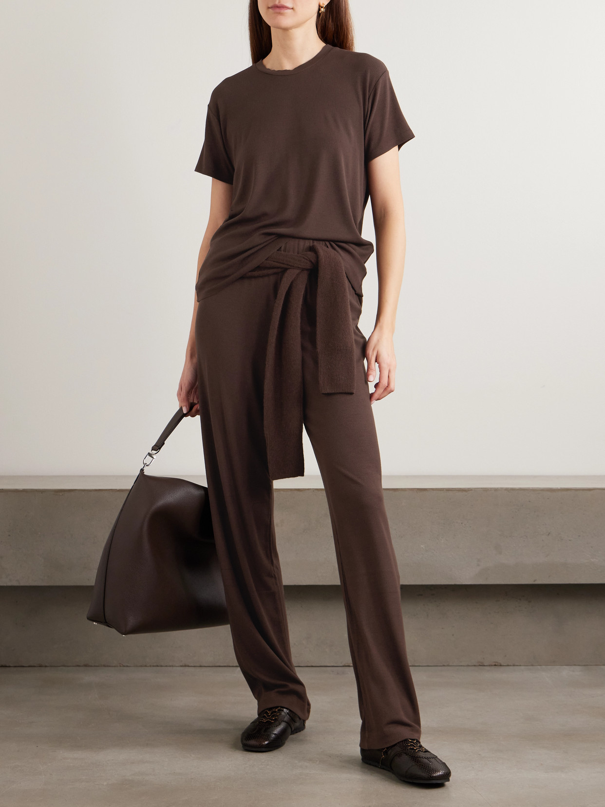 Éterne - Ribbed Jersey T-Shirt
