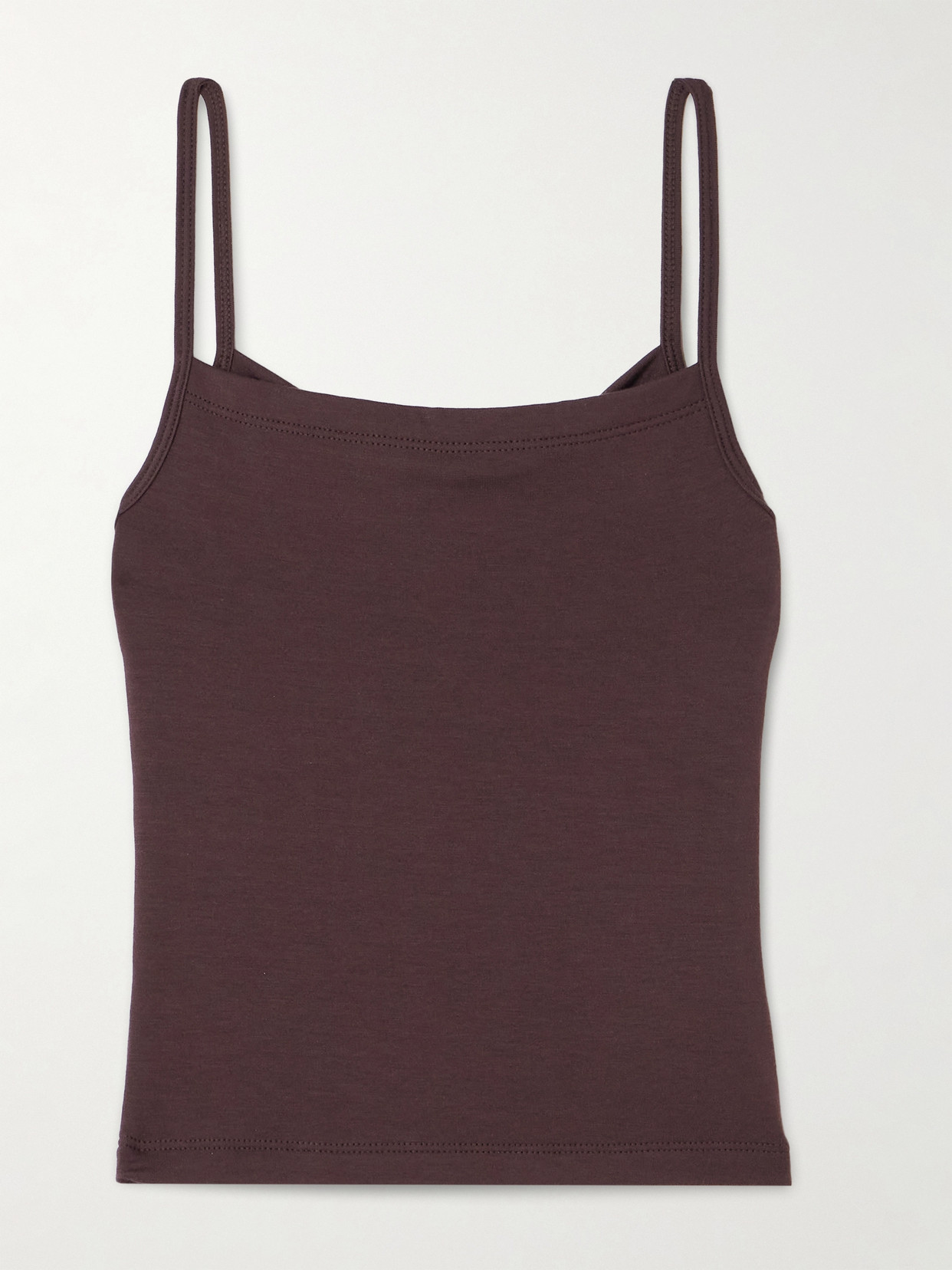 Éterne Stretch-modal Jersey Tank In Brown