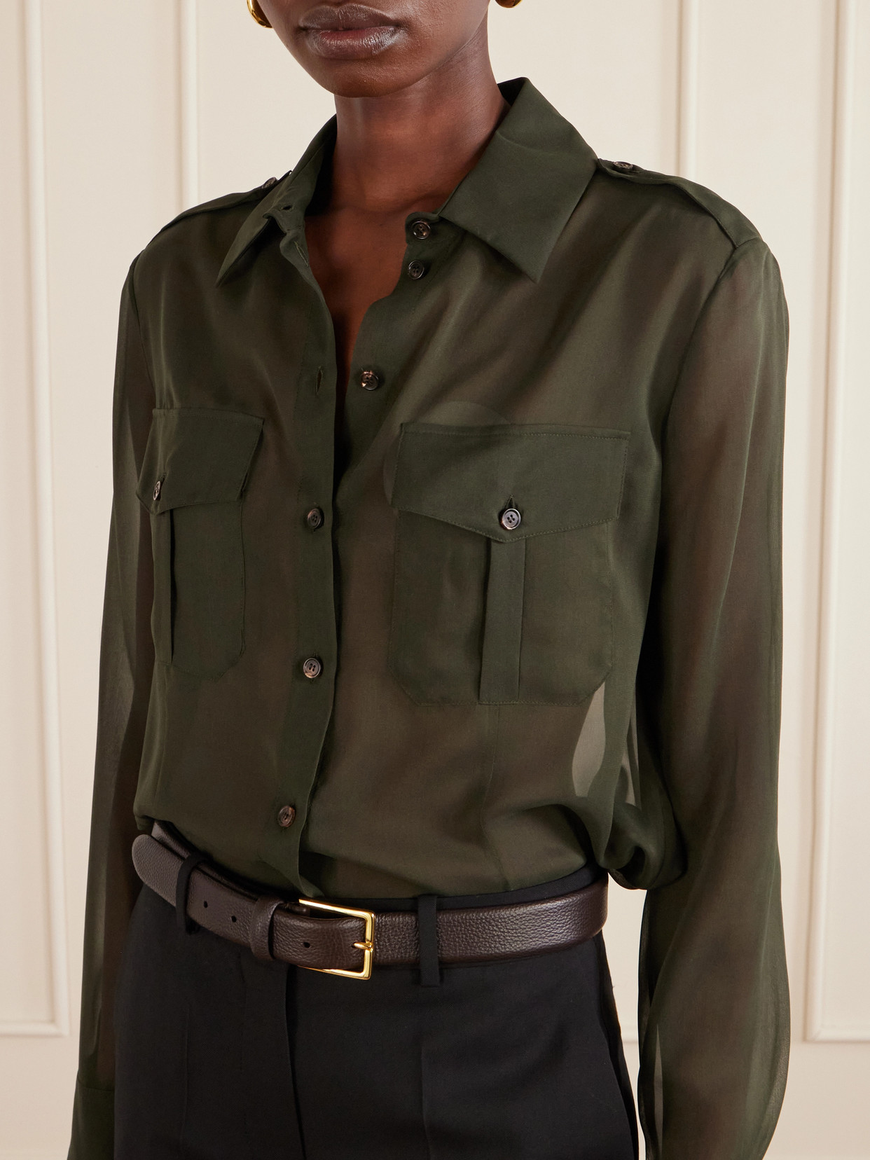 Daphne Silk-Georgette Shirt