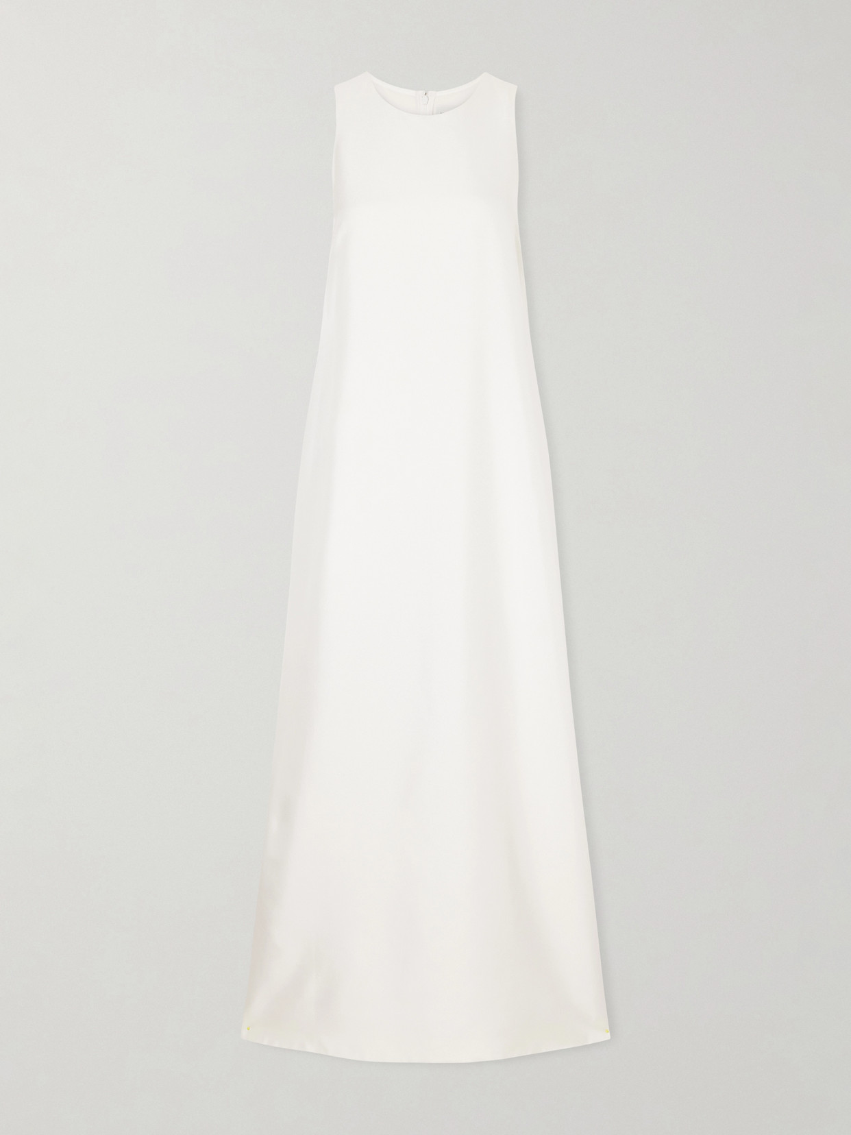 Veronica De Piante Mila Silk Maxi Dress In White